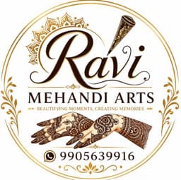 Ravi Mehandi Arts Logo